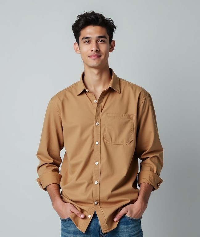 Brown Shirt for Men - Image 4