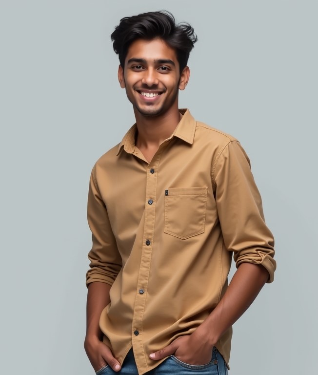 Brown Shirt for Men - Image 3
