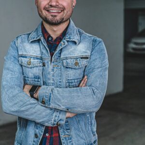 Blue jeans Jacket for men