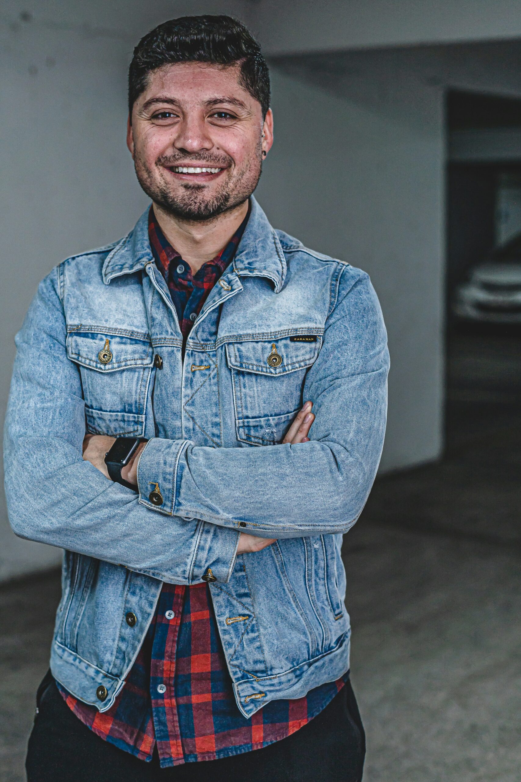 Blue jeans Jacket for men