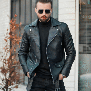 Black Leather Jacket For Men